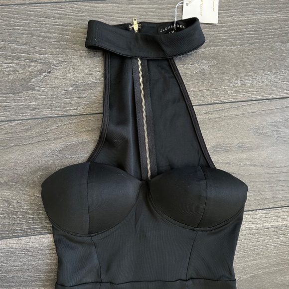 Jluxlabel Satin Midi Bustier Dress M NWT - Picture 3 of 5